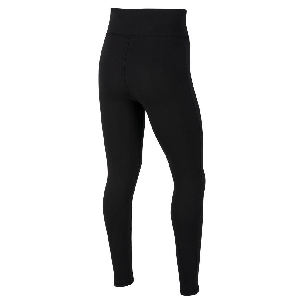 Girls' Sportswear Favorites High-Waisted Leggings Black and White Training NIKE