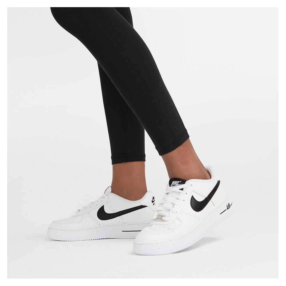 Girls' Sportswear Favorites High-Waisted Leggings Black and White Training NIKE