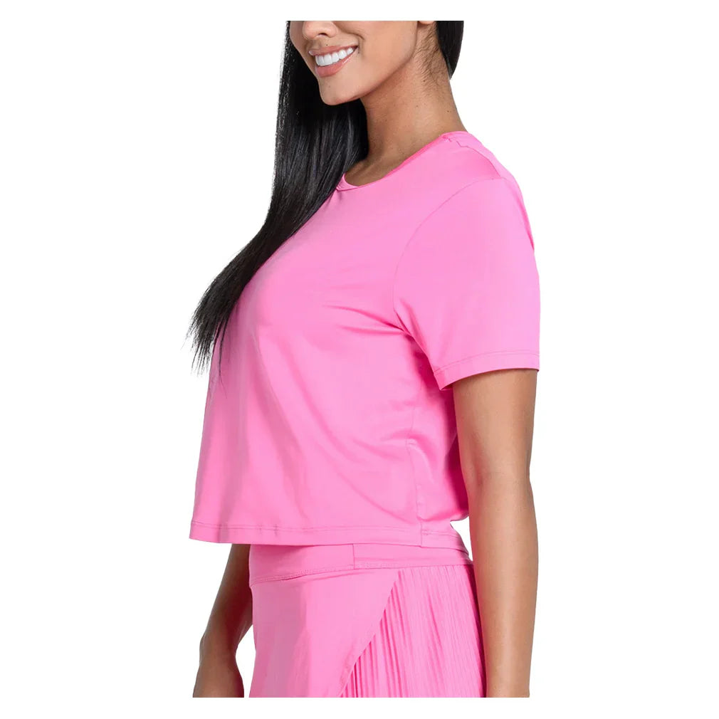 Women`s LUV Power Box Tennis Top Taffy LUCKY IN LOVE