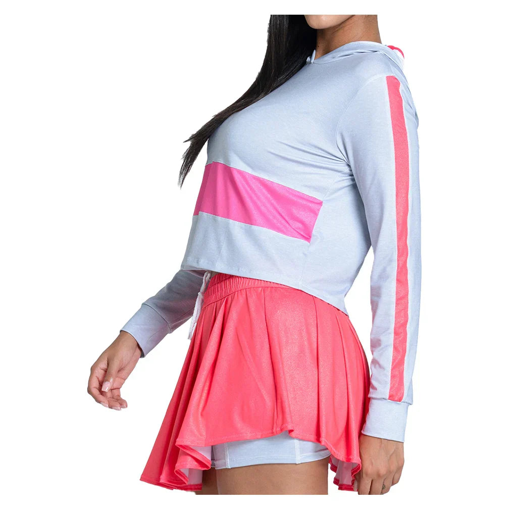 Women`s All That Shimmers Tennis Hoodie LUCKY IN LOVE