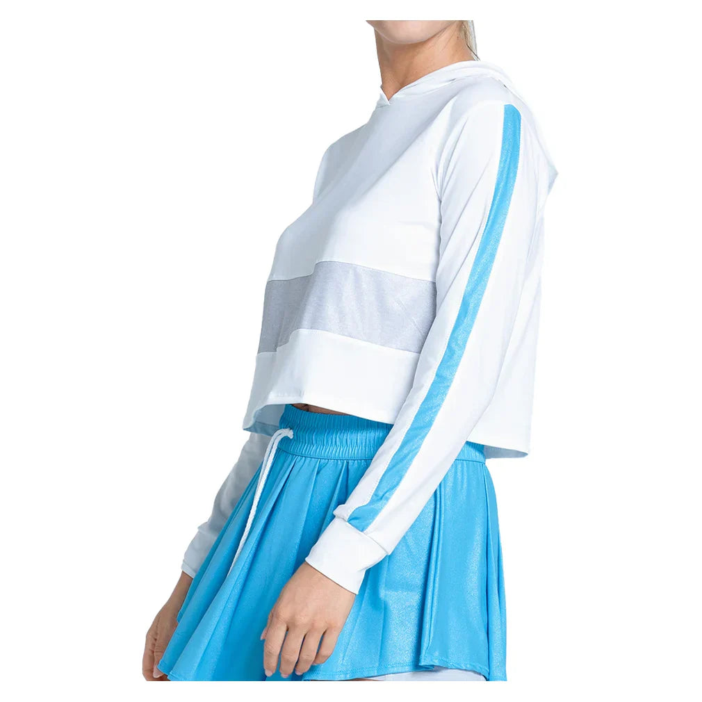 Women`s All That Shimmers Tennis Hoodie LUCKY IN LOVE