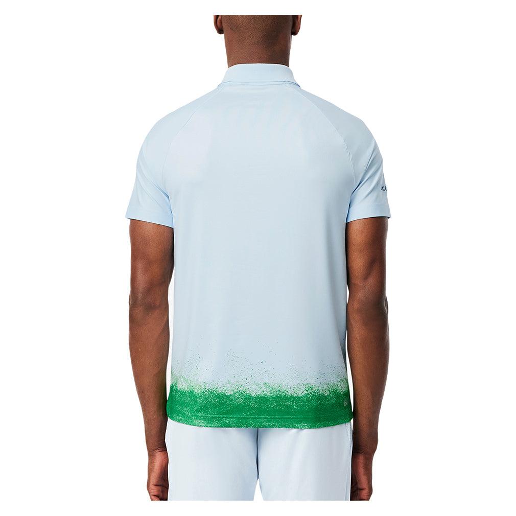 Men`s Daniil Medvedev On Court Tennis Polo Ruisseau and Calathea LACOSTE