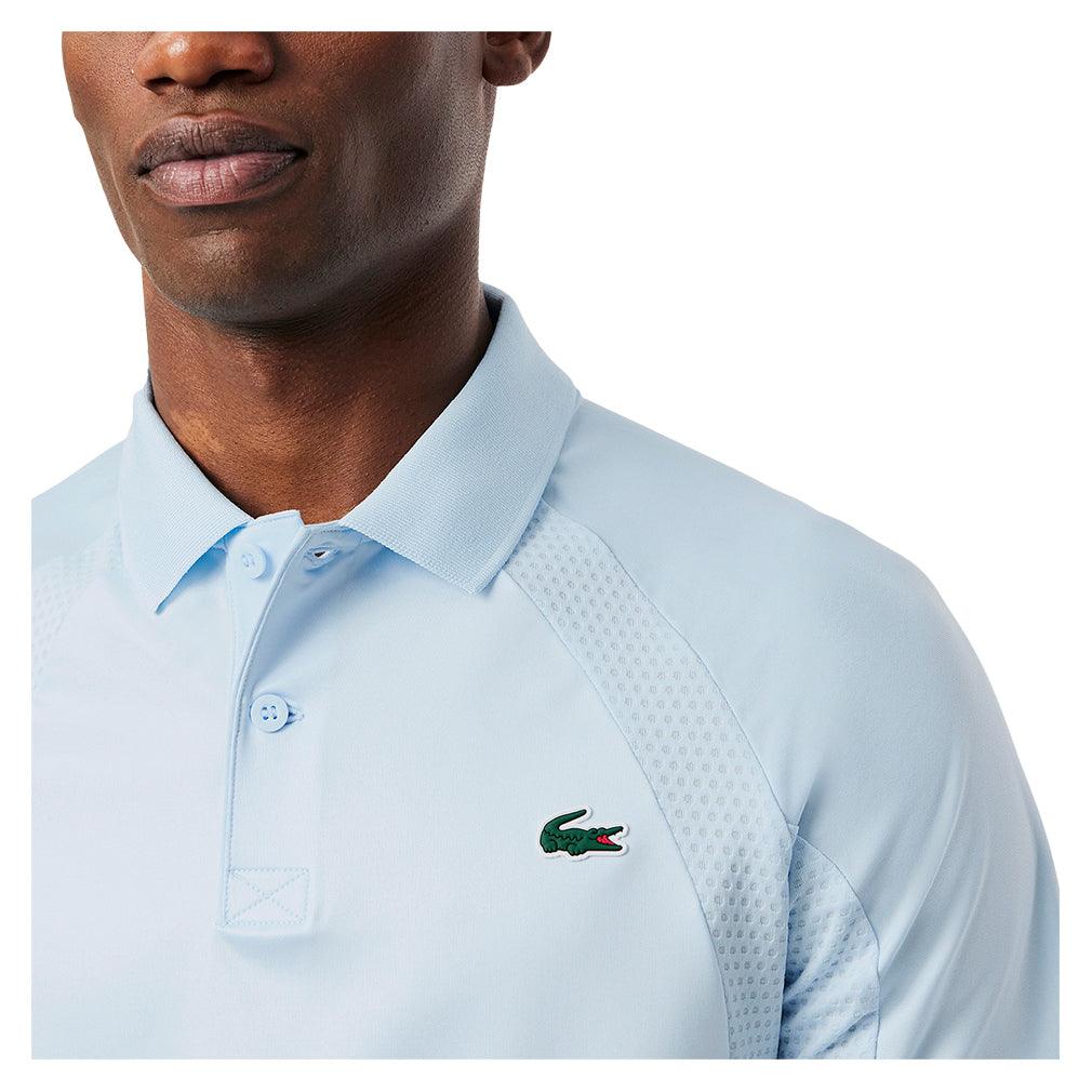 Men`s Daniil Medvedev On Court Tennis Polo Ruisseau and Calathea LACOSTE