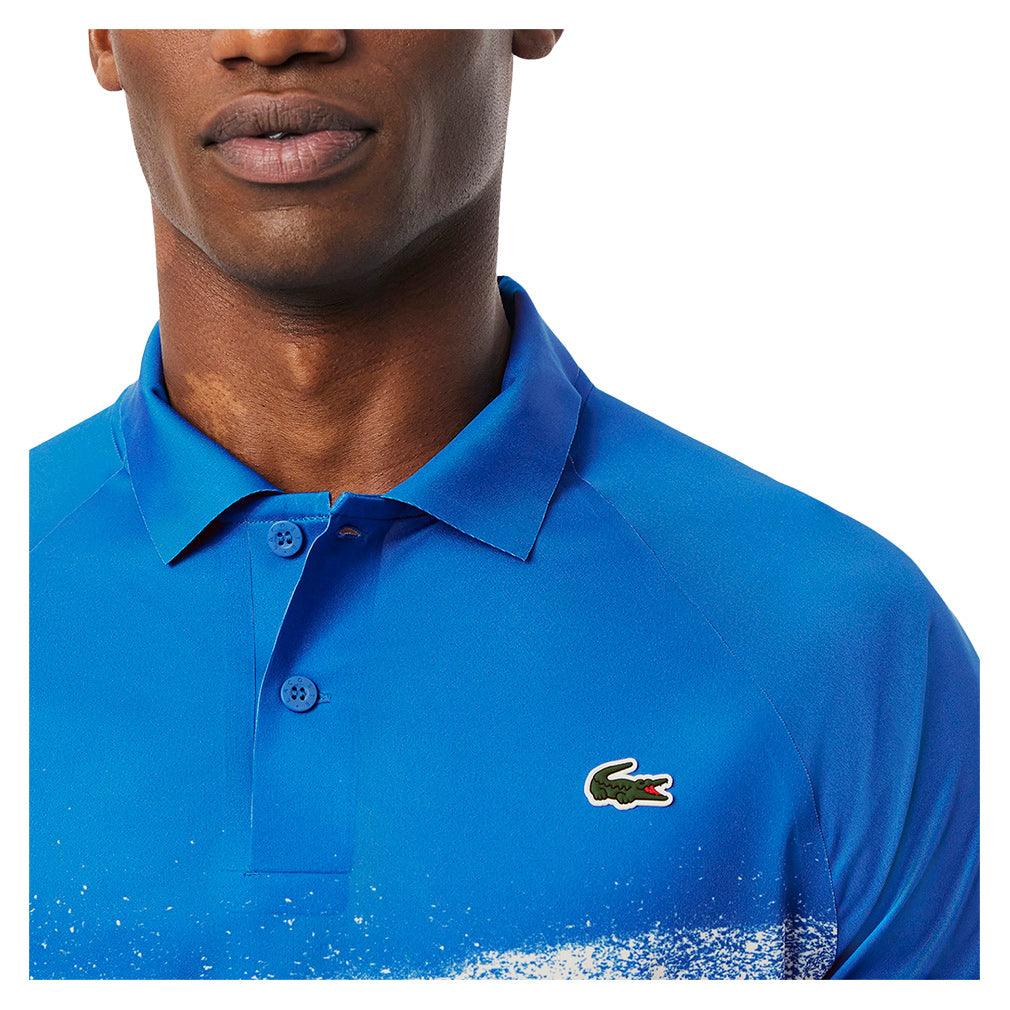 Men`s Novak Djokovic Light Stretch On Court Tennis Polo LACOSTE