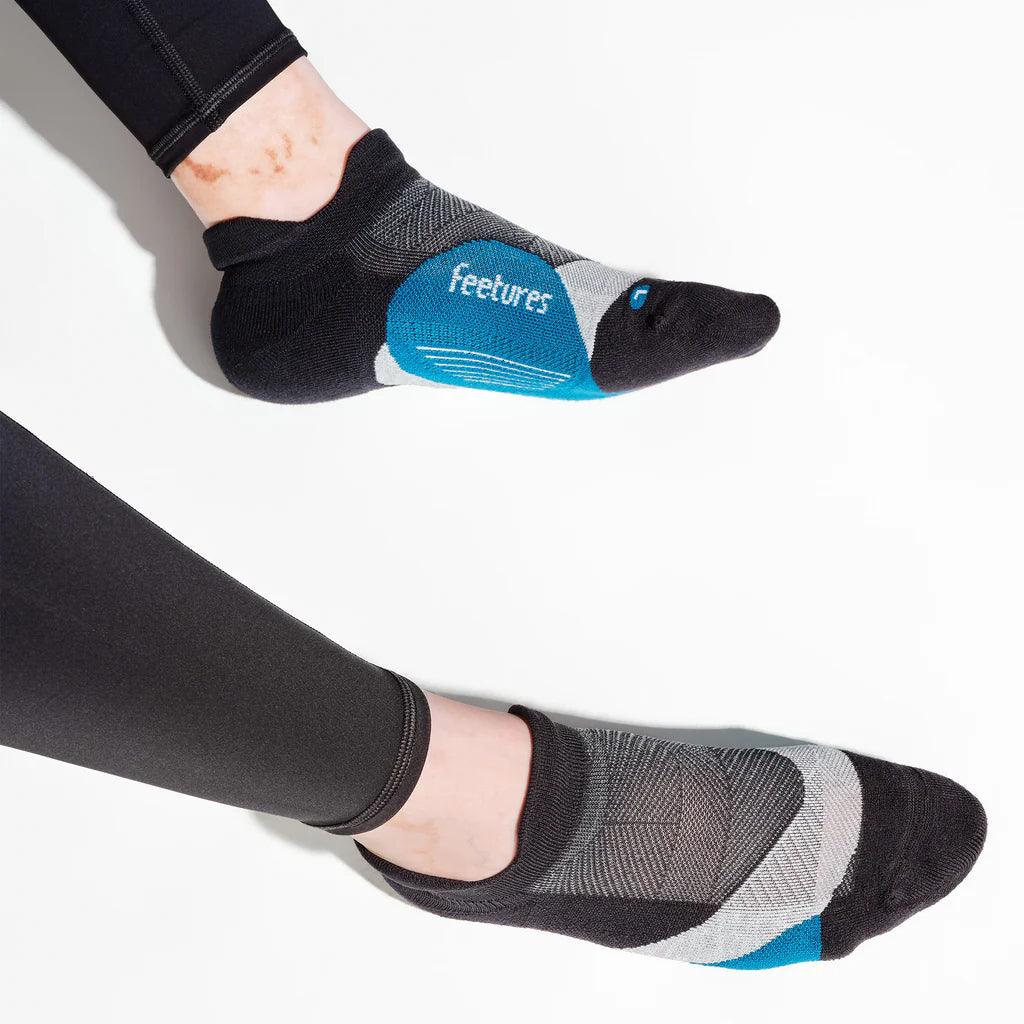 Elite Light Cushion No Show Tab Socks FEETURES