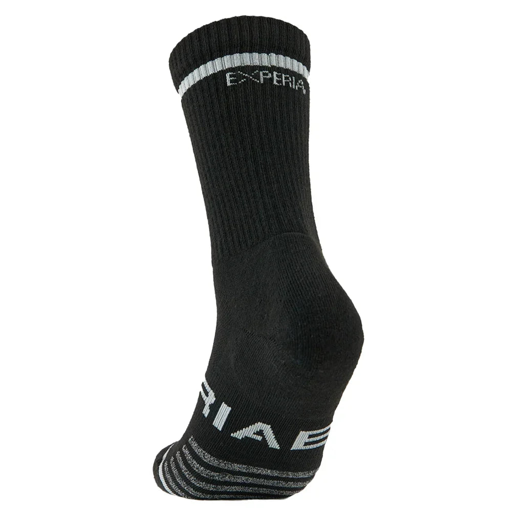 Experia Tennis Thin Cushion Crew Socks Black 2 THORLO