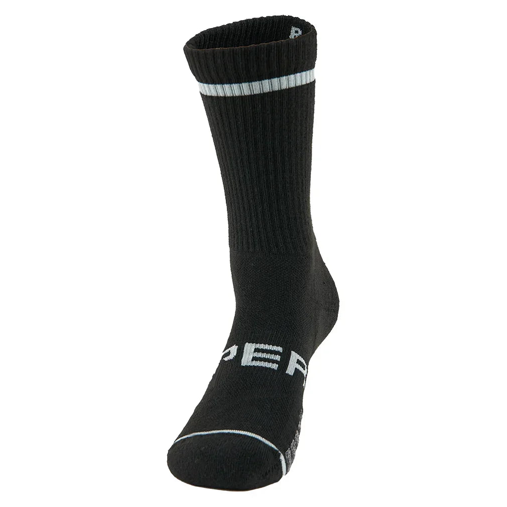 Experia Tennis Thin Cushion Crew Socks Black 2 THORLO M