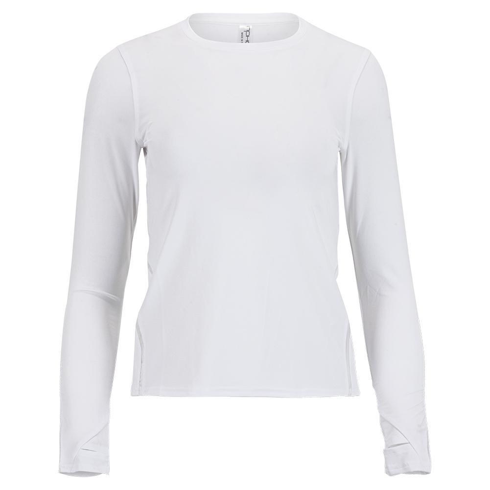 Women's Classic Long Sleeve Tennis Crew Neck Womens Apparel INPHORM