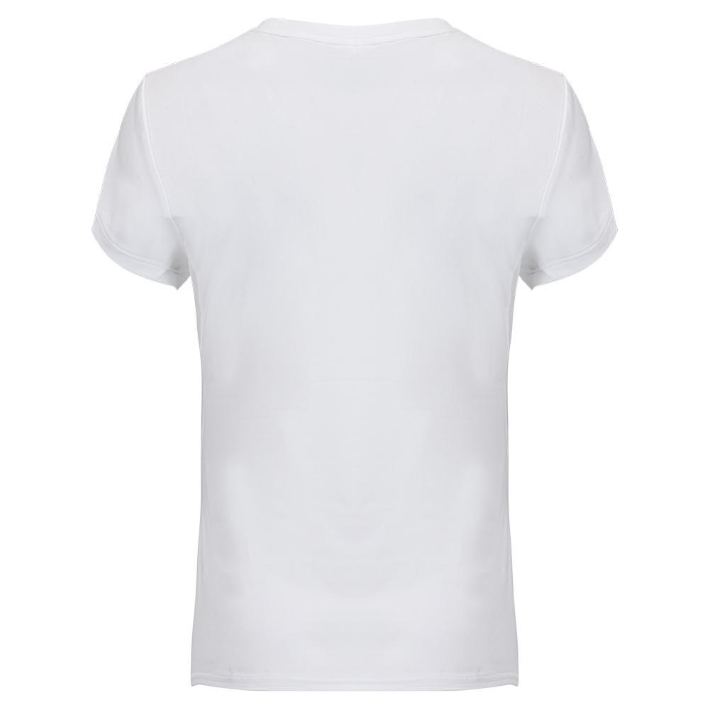 Women's Classic Short Sleeve Tennis Crew Neck Womens Apparel INPHORM