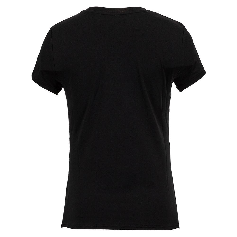 Women's Classic Short Sleeve Tennis Crew Neck Womens Apparel INPHORM