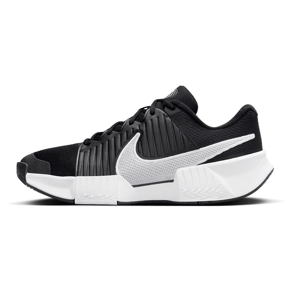 Men's GP Challenge Pro Tennis Shoes Black and White Top Tennis Shoes NIKE