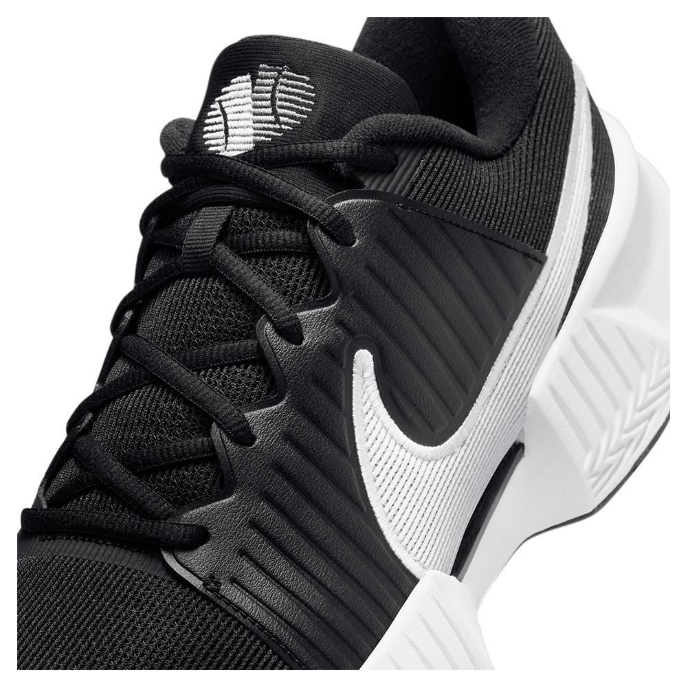 Men's GP Challenge Pro Tennis Shoes Black and White Top Tennis Shoes NIKE