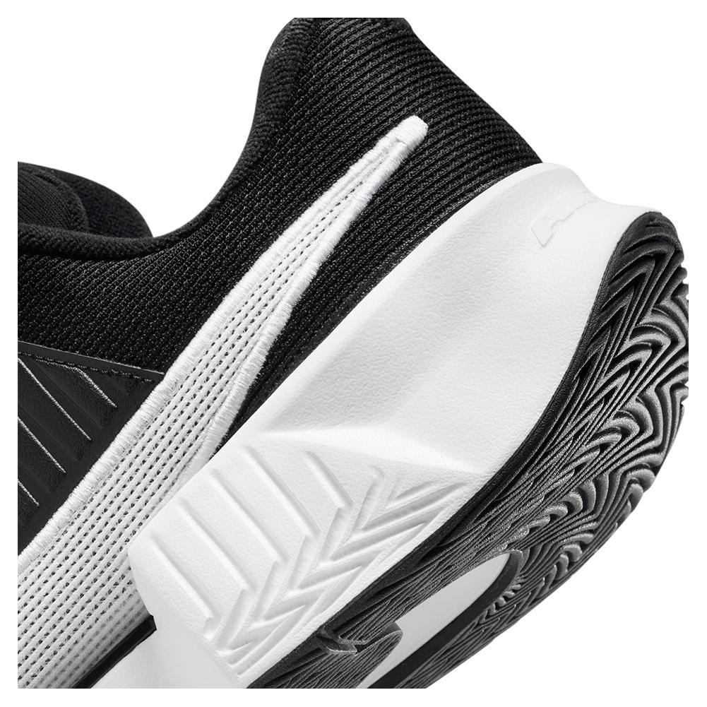 Men's GP Challenge Pro Tennis Shoes Black and White Top Tennis Shoes NIKE