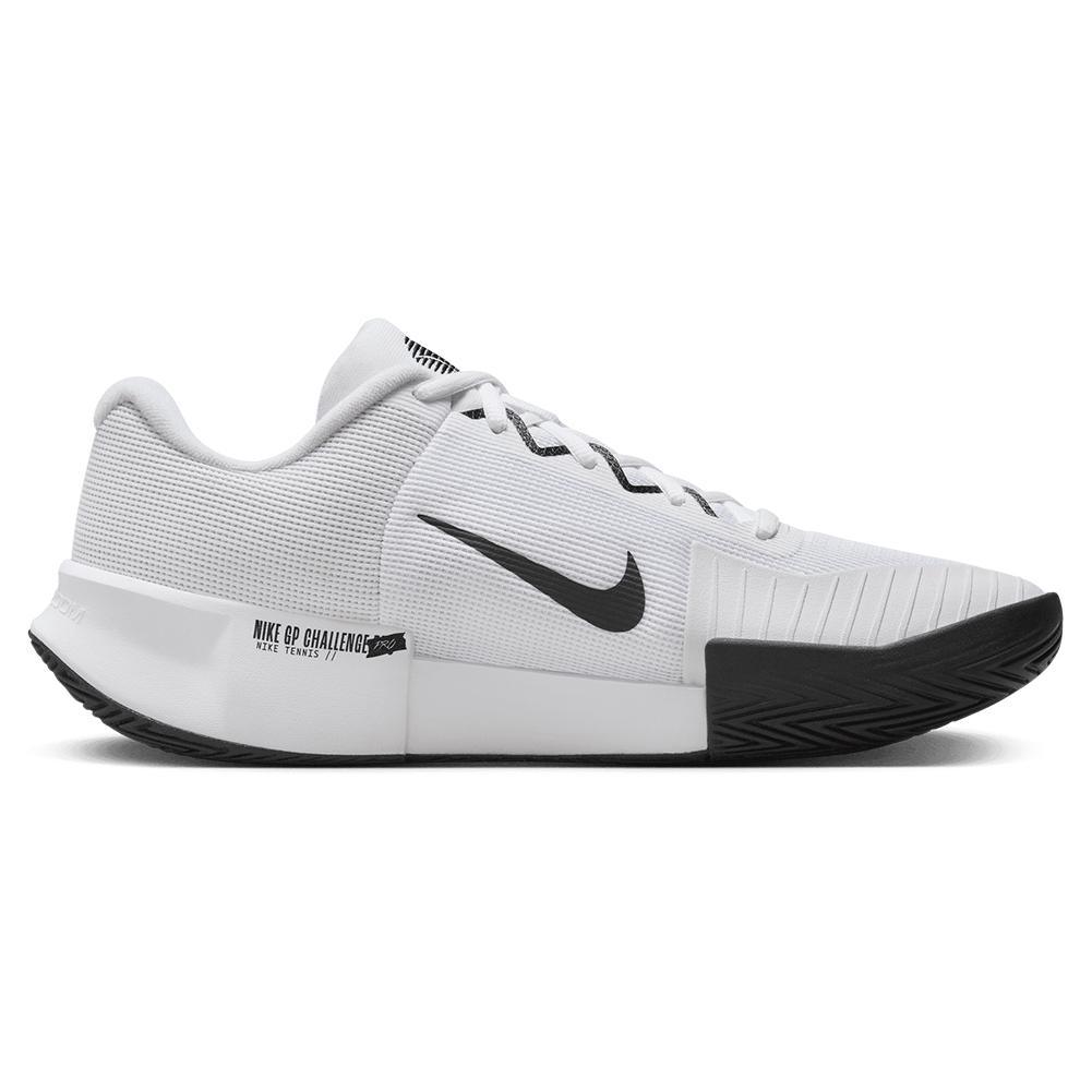 Men's GP Challenge Pro Tennis Shoes White and Black Top Tennis Shoes NIKE