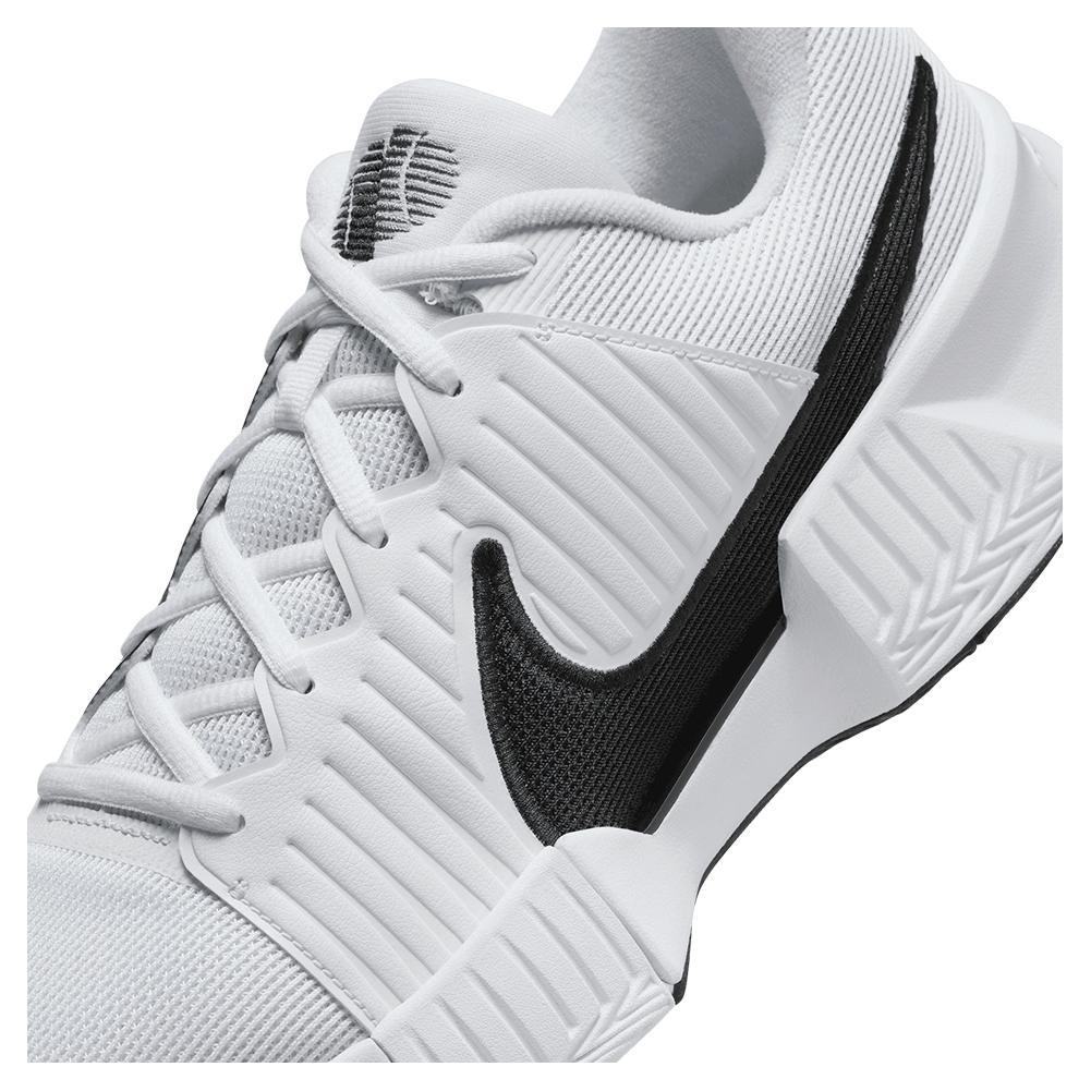 Men's GP Challenge Pro Tennis Shoes White and Black Top Tennis Shoes NIKE