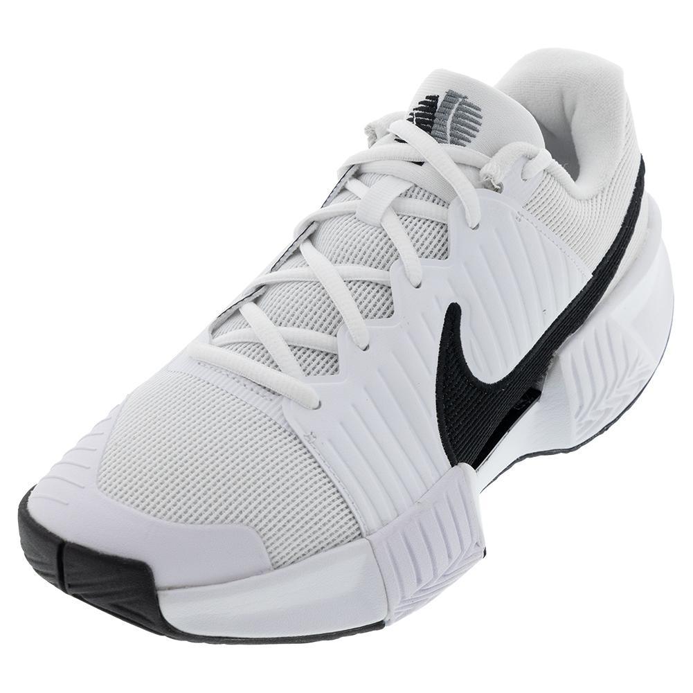 Men's GP Challenge Pro Tennis Shoes White and Black Top Tennis Shoes NIKE 6 White