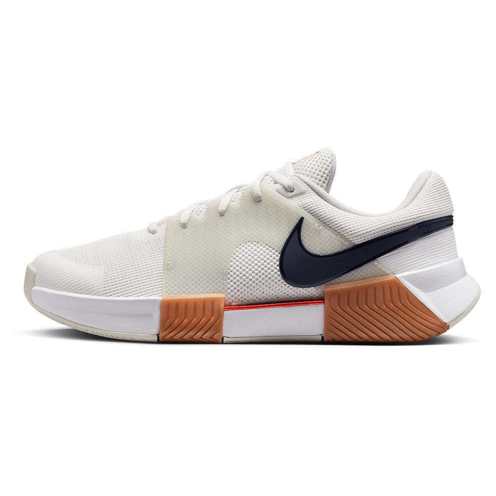 Men`s Zoom GP Challenge 1 Tennis Shoes Summit White and Binary Blue NIKE