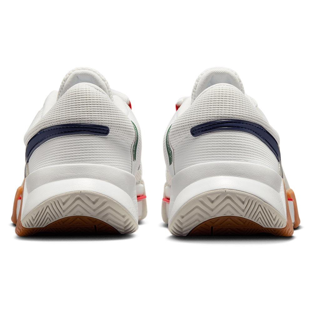 Men`s Zoom GP Challenge 1 Tennis Shoes Summit White and Binary Blue NIKE