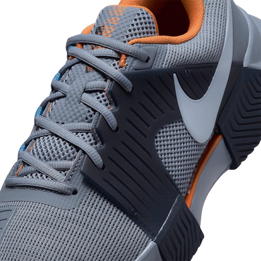 Men`s Zoom GP Challenge 1 Tennis Shoes Ashen Slate and Obsidian NIKE