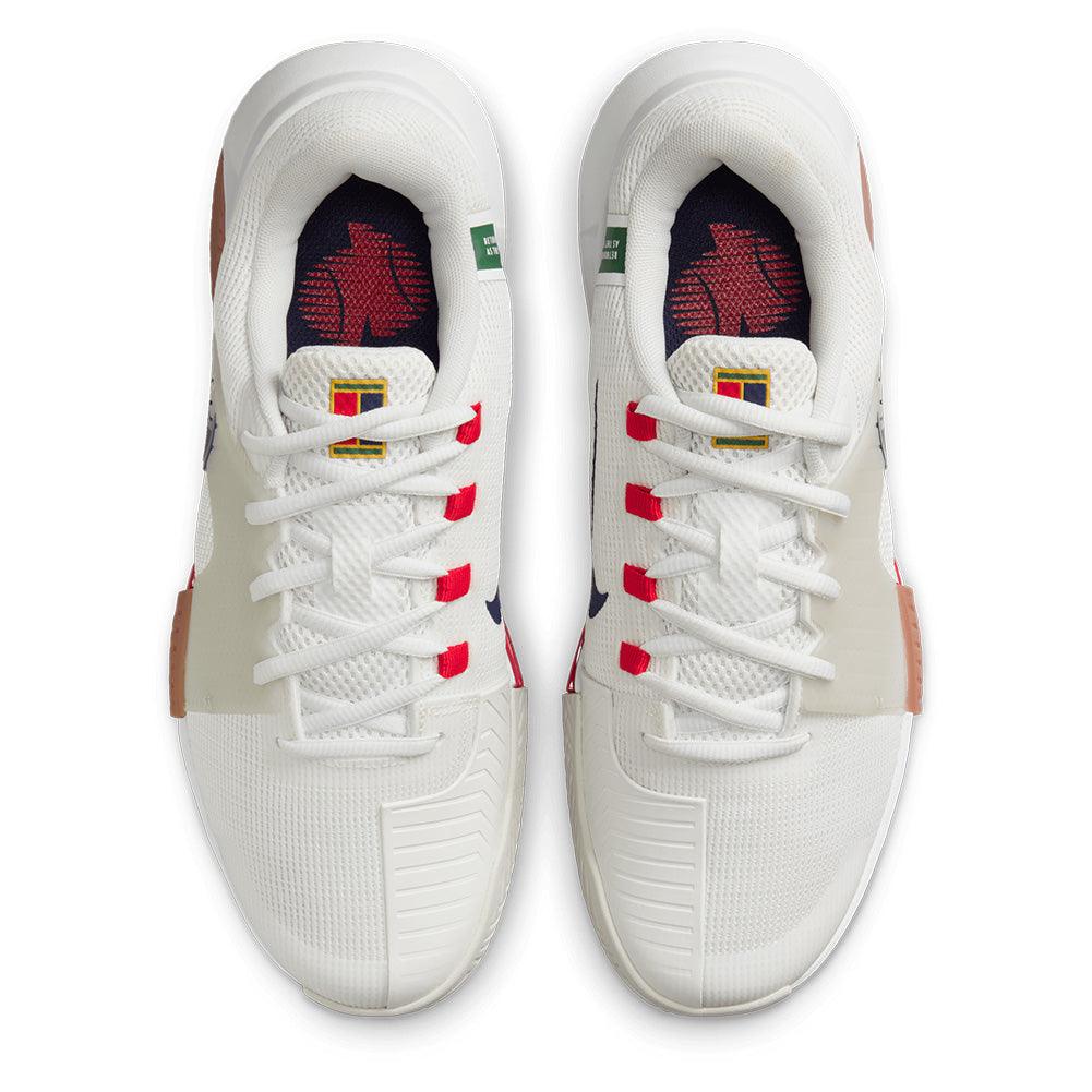 Women`s Zoom GP Challenge 1 Tennis Shoes Summit White and Binary Blue NIKE