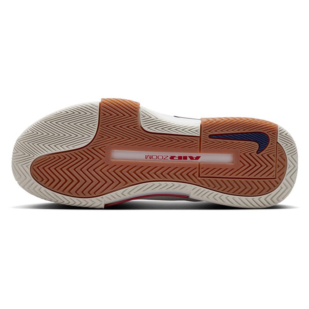 Women`s Zoom GP Challenge 1 Tennis Shoes Summit White and Binary Blue NIKE