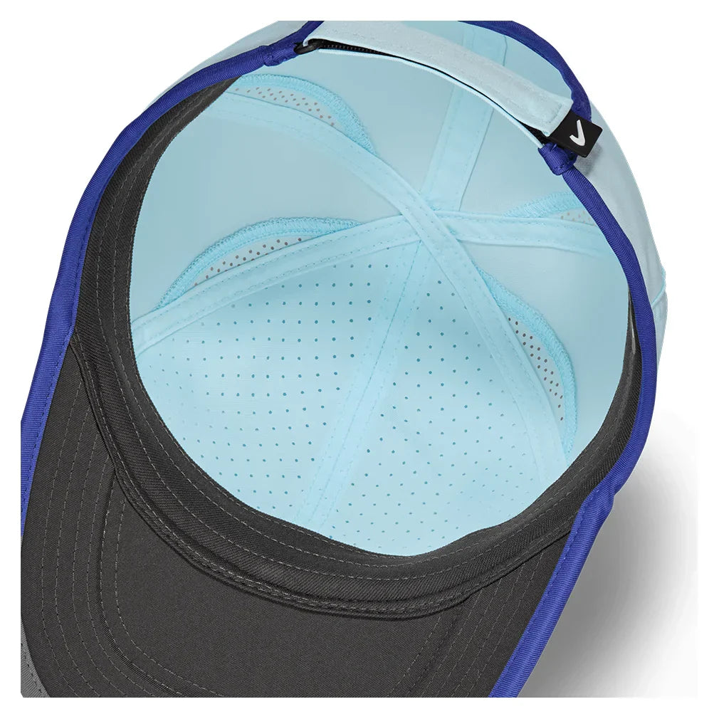 Juniors' Dri-FIT Club Featherlight Tennis Cap Glacier Blue and Deep Night NIKE