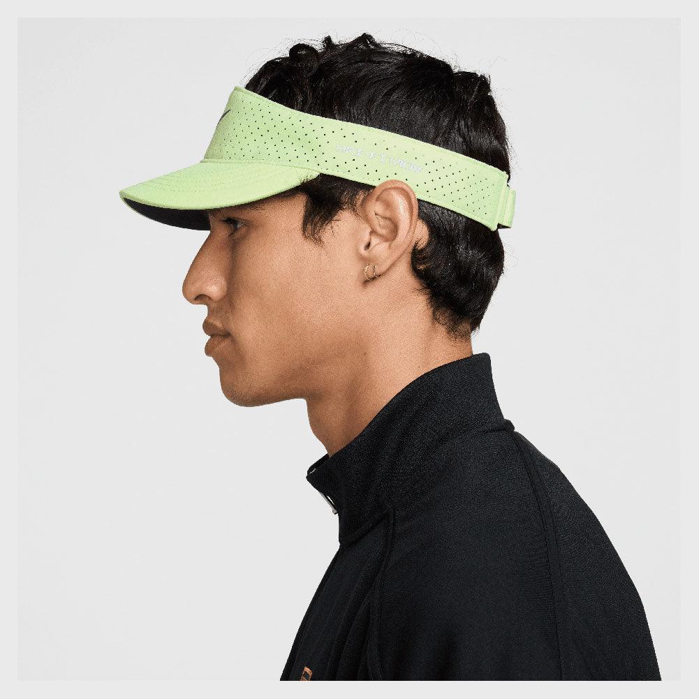 Men`s Dri-Fit Advance Ace Tennis Visor Barely Volt and Stadium Green CAPS AND VISORS NIKE