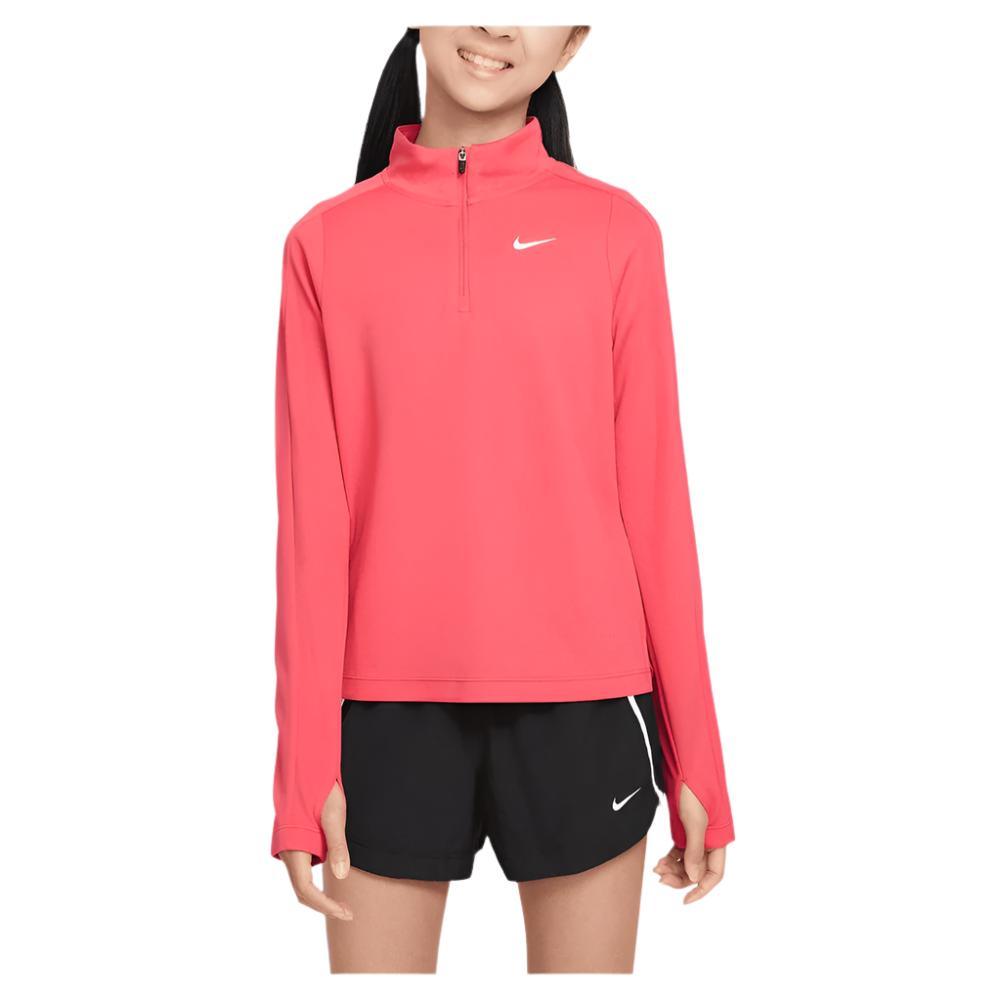 Girls Dri-Fit Long Sleeve Top Girls Apparel NIKE Pink S
