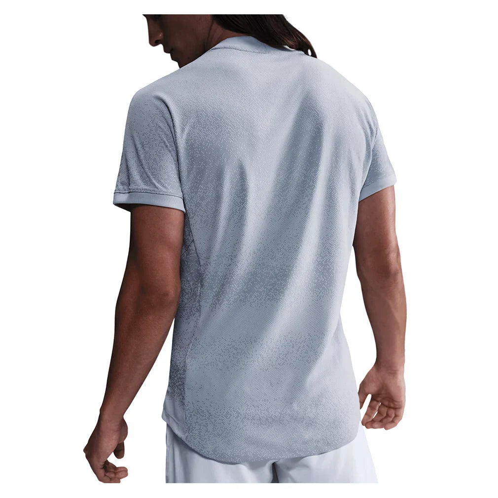 Men`s Rafa Court Dri-FIT Advantage Tennis Top Ghost and World Indigo NIKE