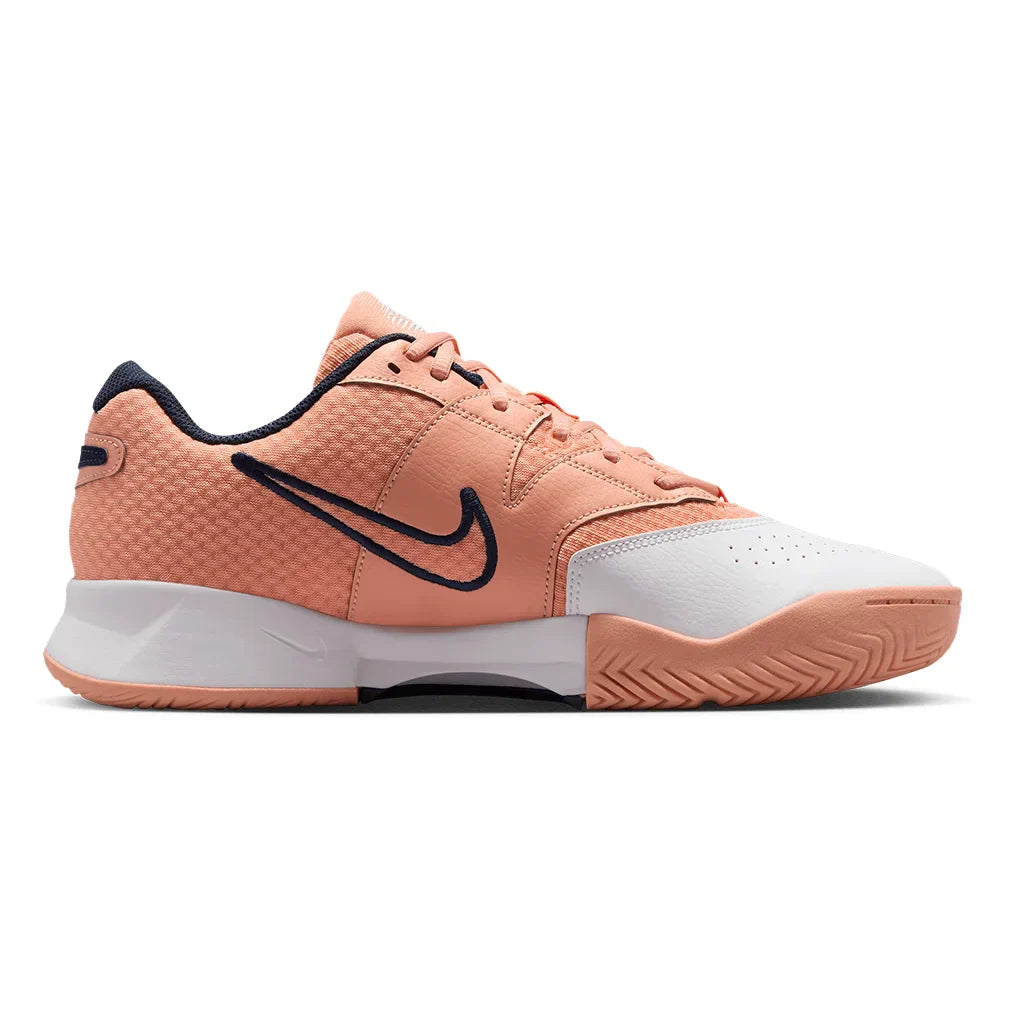 Men`s Court Lite 4 Tennis Shoes Apricot Agate and Obsidian NIKE
