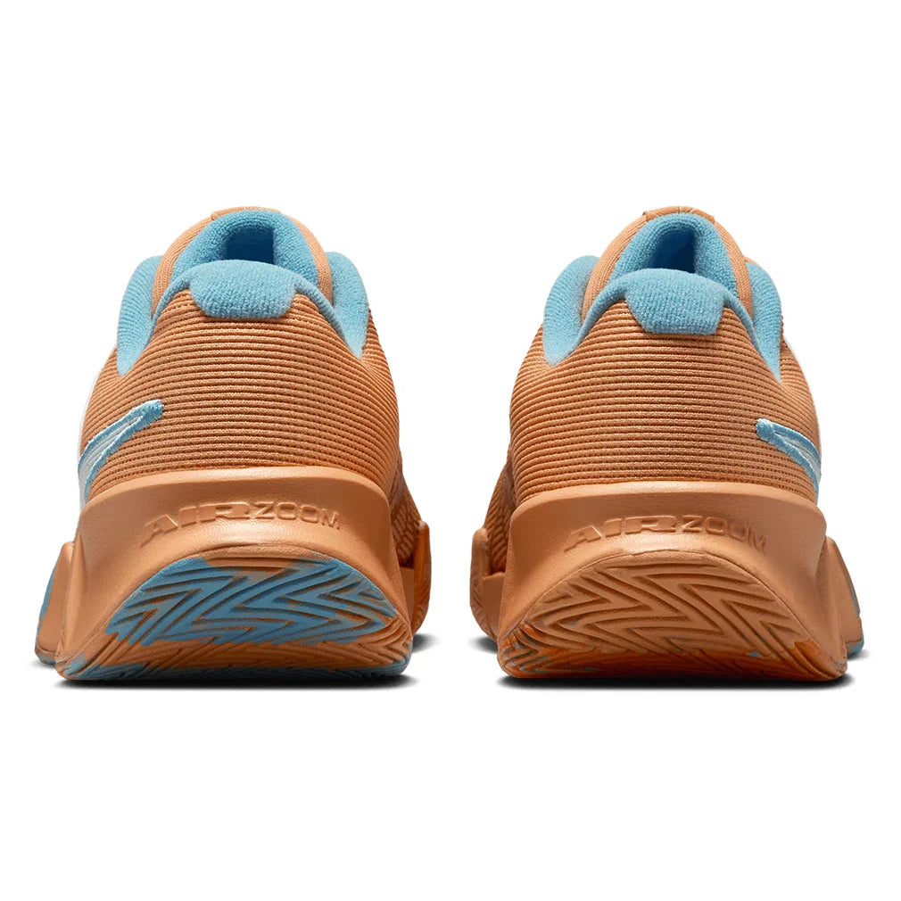 Women`s GP Pickleball Pro Shoes Copper Moon and Glacier Blue NIKE