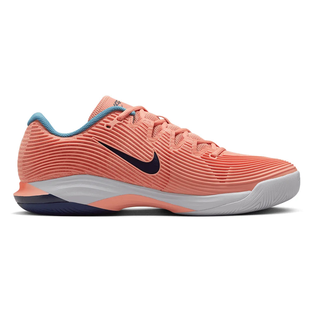 Men`s Zoom Vapor 12 Tennis Shoes Apricot Agate and Obsidian NIKE