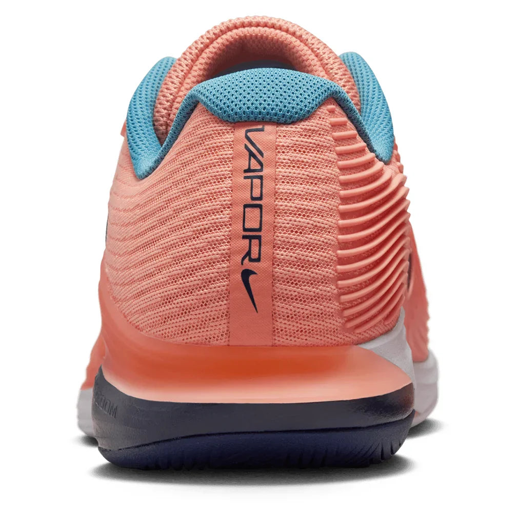 Men`s Zoom Vapor 12 Tennis Shoes Apricot Agate and Obsidian NIKE