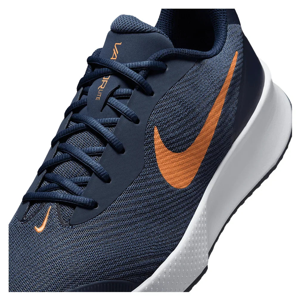 Men`s Vapor Lite 3 Tennis Shoes Thunder Blue and Obsidian NIKE