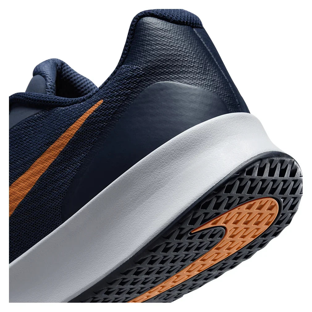 Men`s Vapor Lite 3 Tennis Shoes Thunder Blue and Obsidian NIKE