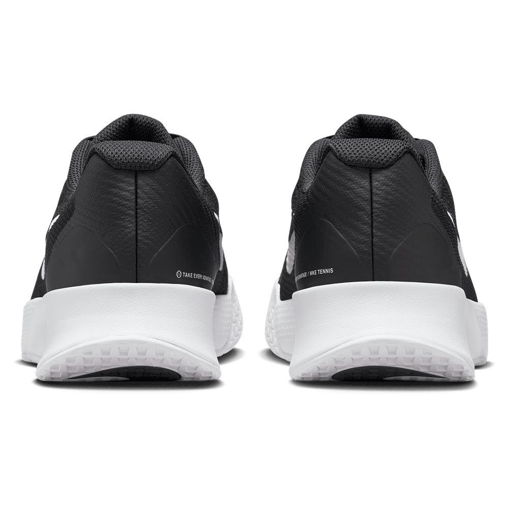 Women`s Vapor Lite 3 Tennis Shoes Black and White NIKE
