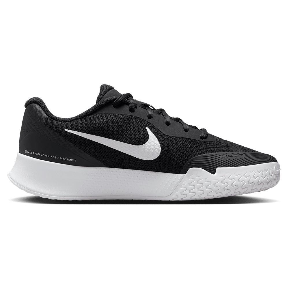 Women`s Vapor Lite 3 Tennis Shoes Black and White NIKE