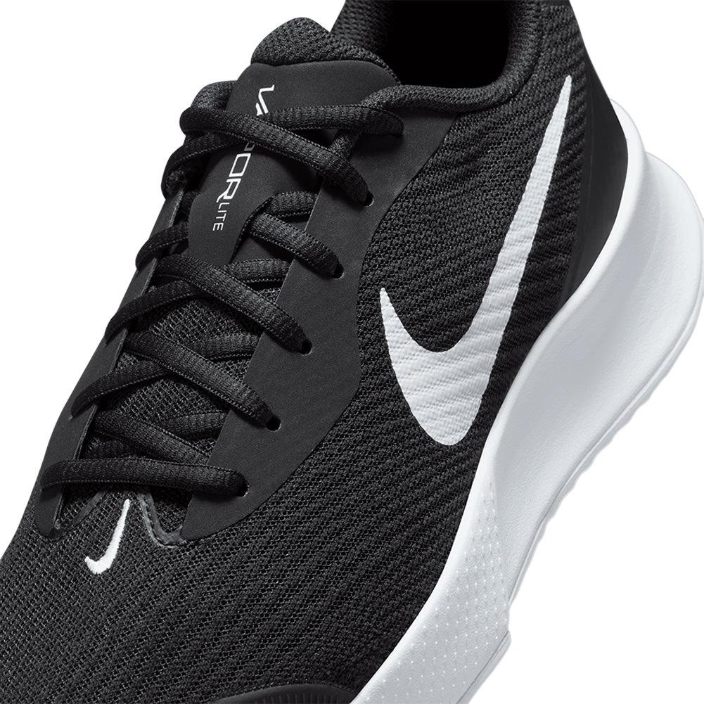 Women`s Vapor Lite 3 Tennis Shoes Black and White NIKE