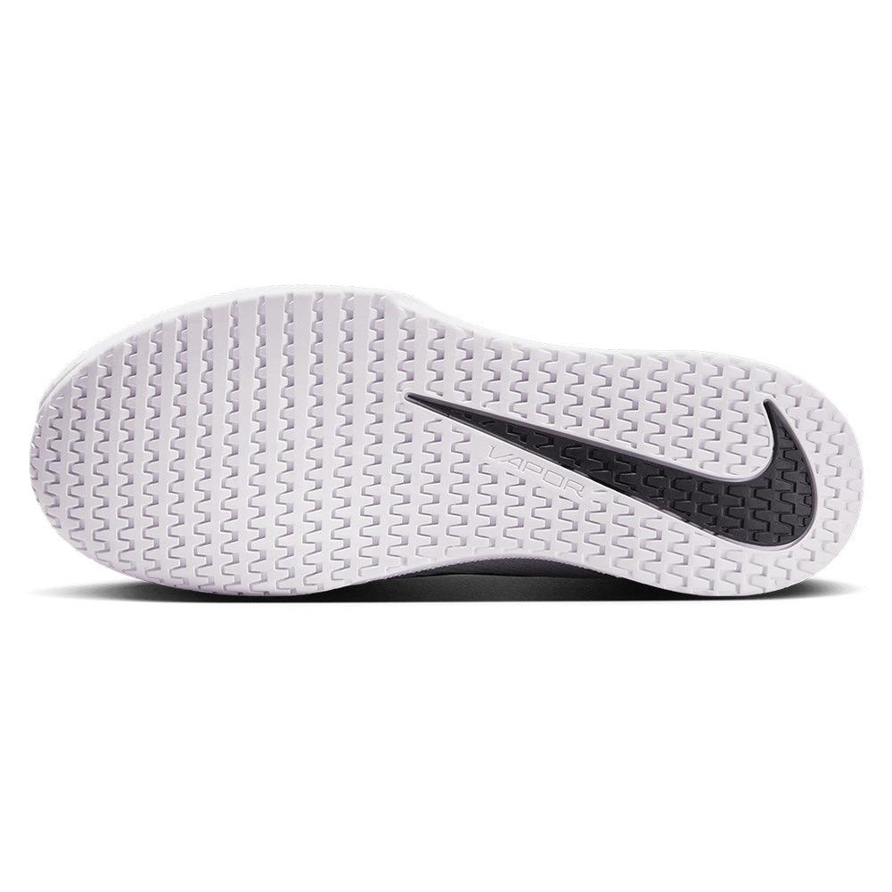 Women`s Vapor Lite 3 Tennis Shoes White and Black NIKE