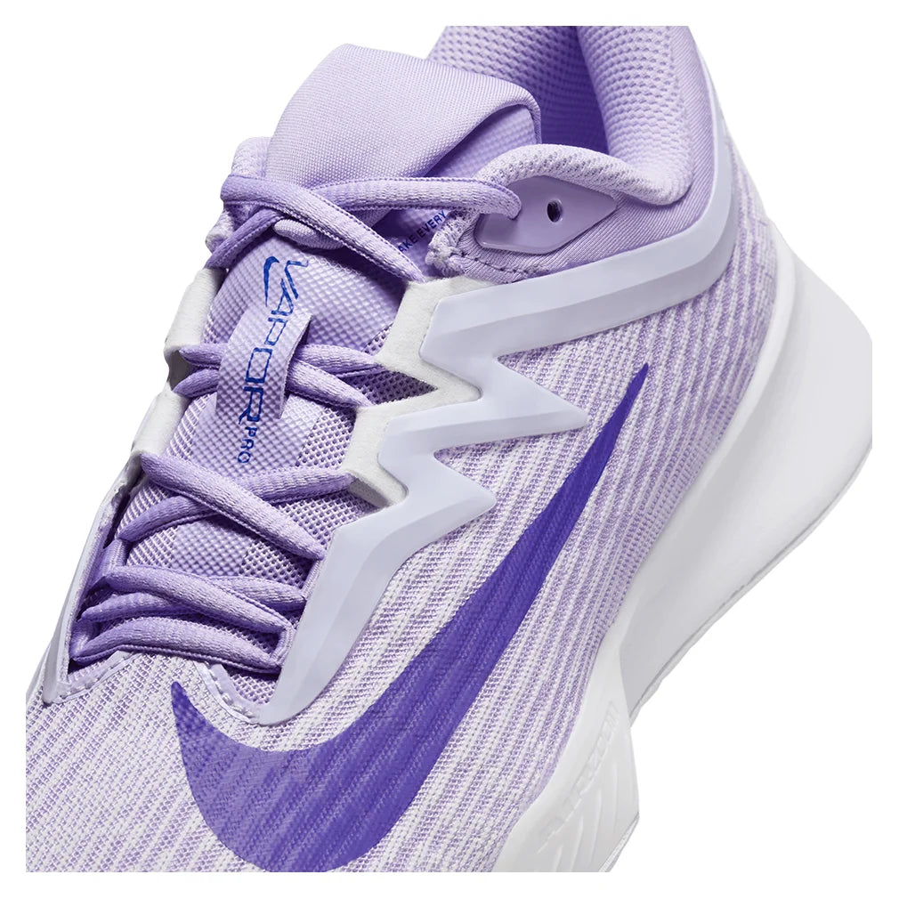 Women`s Zoom Vapor Pro 3 Tennis Shoes Amethyst Tint and Deep Night NIKE