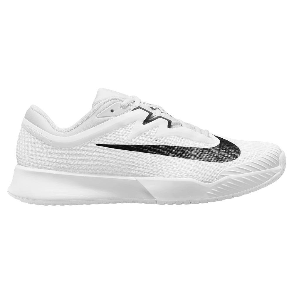 Mens Zoom Vapor Pro 3 Tennis Shoes White and Black NIKE