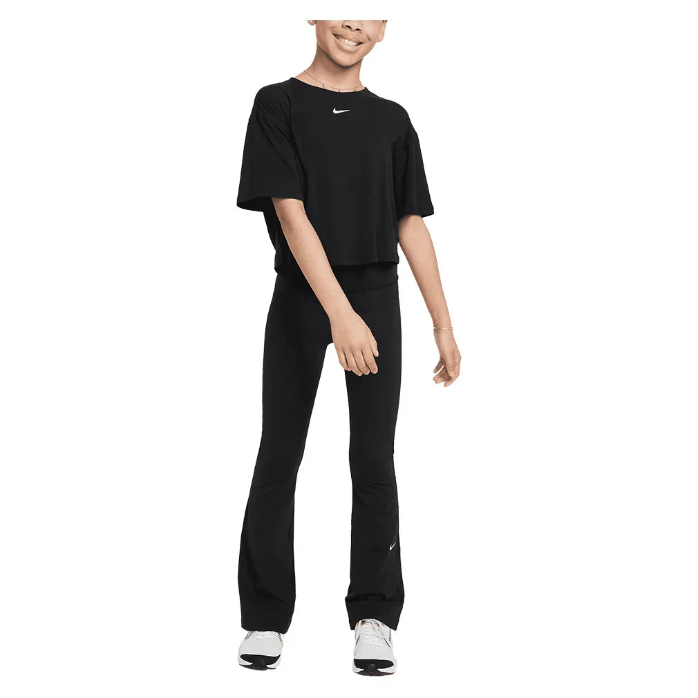 Girls` One Relaxed Dri-FIT Short-Sleeve Top NIKE