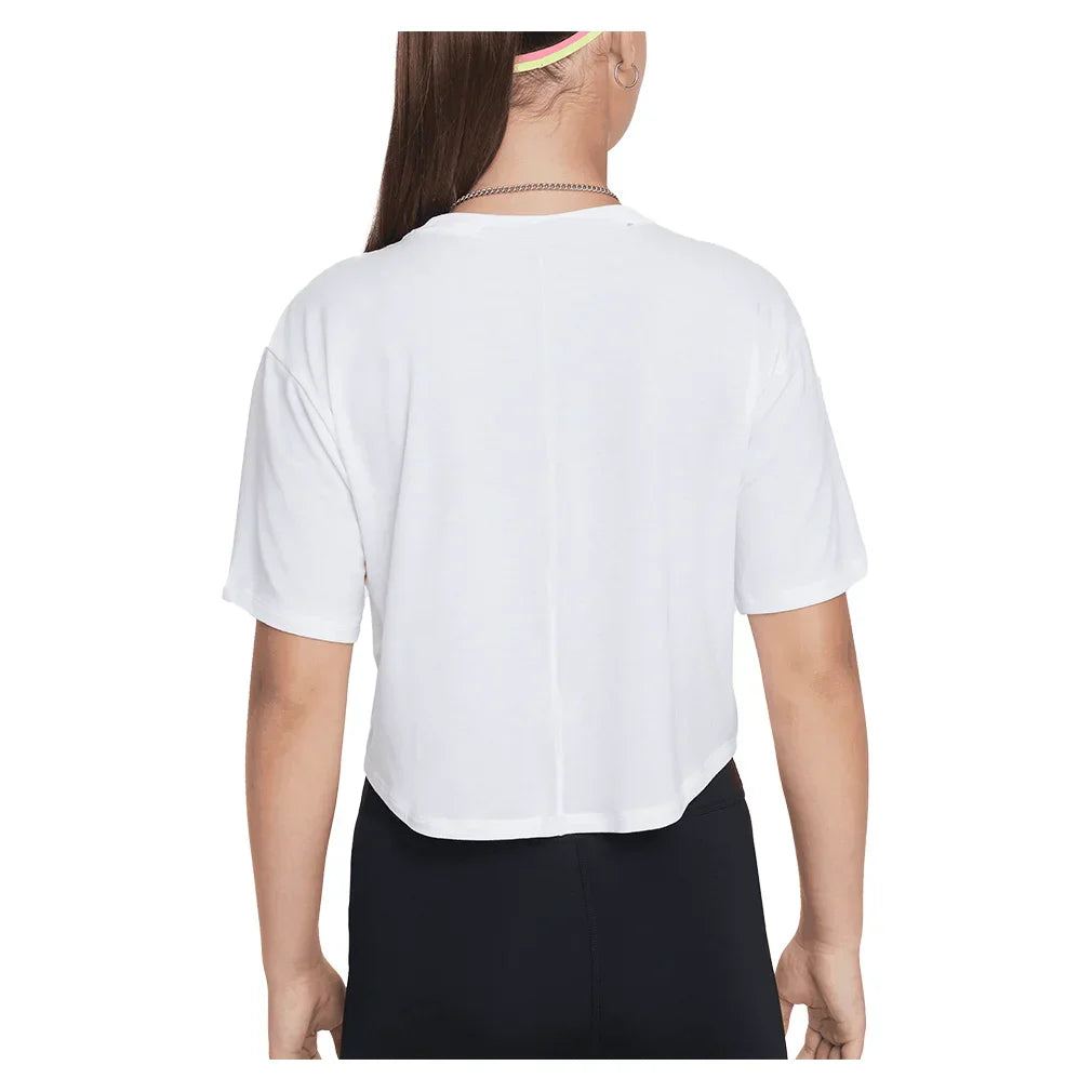Girls` One Relaxed Dri-FIT Short-Sleeve Top NIKE