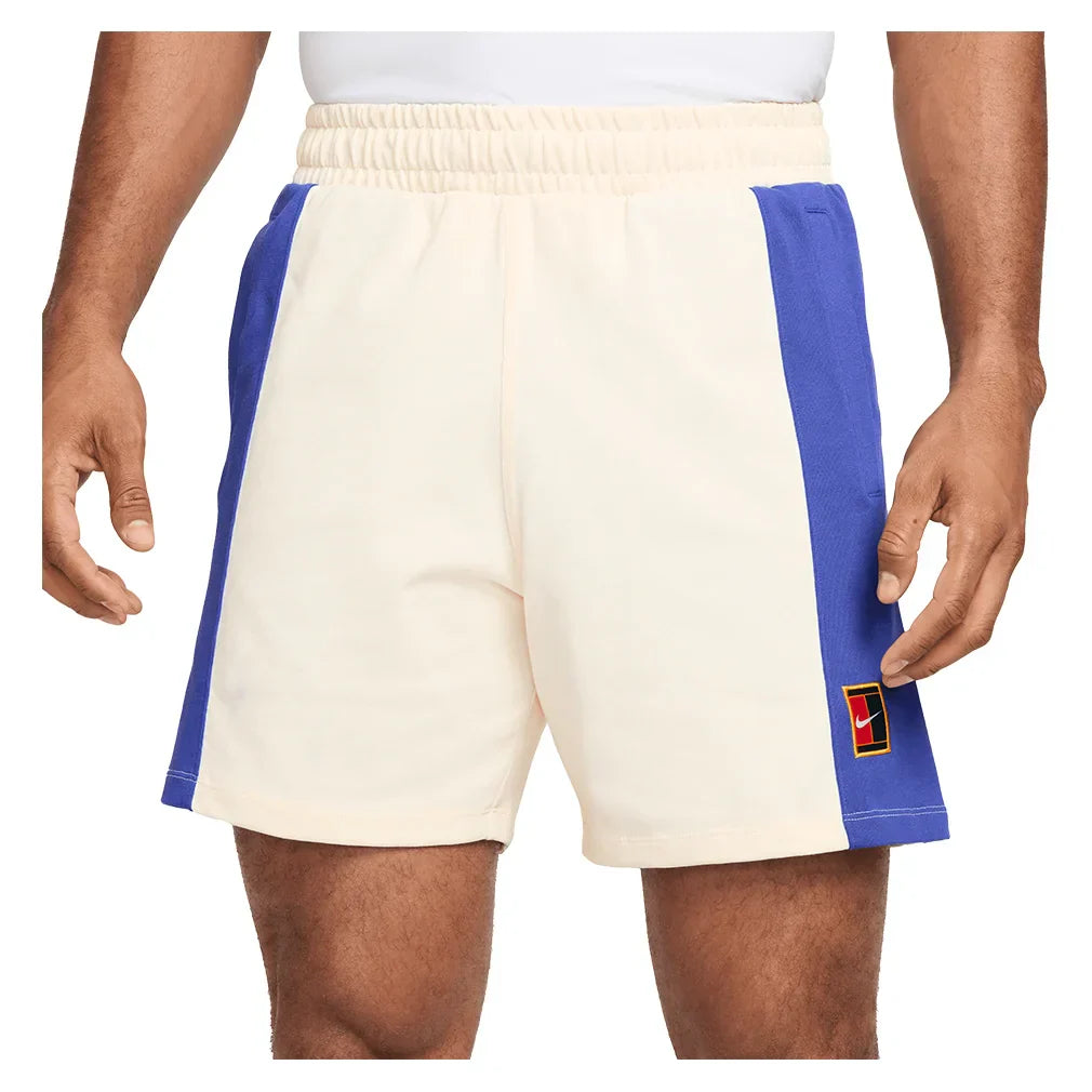 Men`s Paris Court Dri-FIT Heritage Tennis Short NIKE XS 110_PALE_IVORY/DP_NT