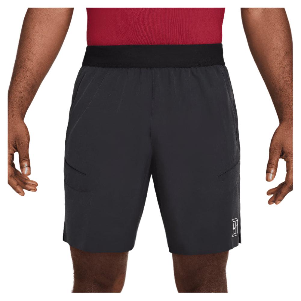 Men`s Dri-Fit Advantage 8 inch Tennis Short NIKE Black XS