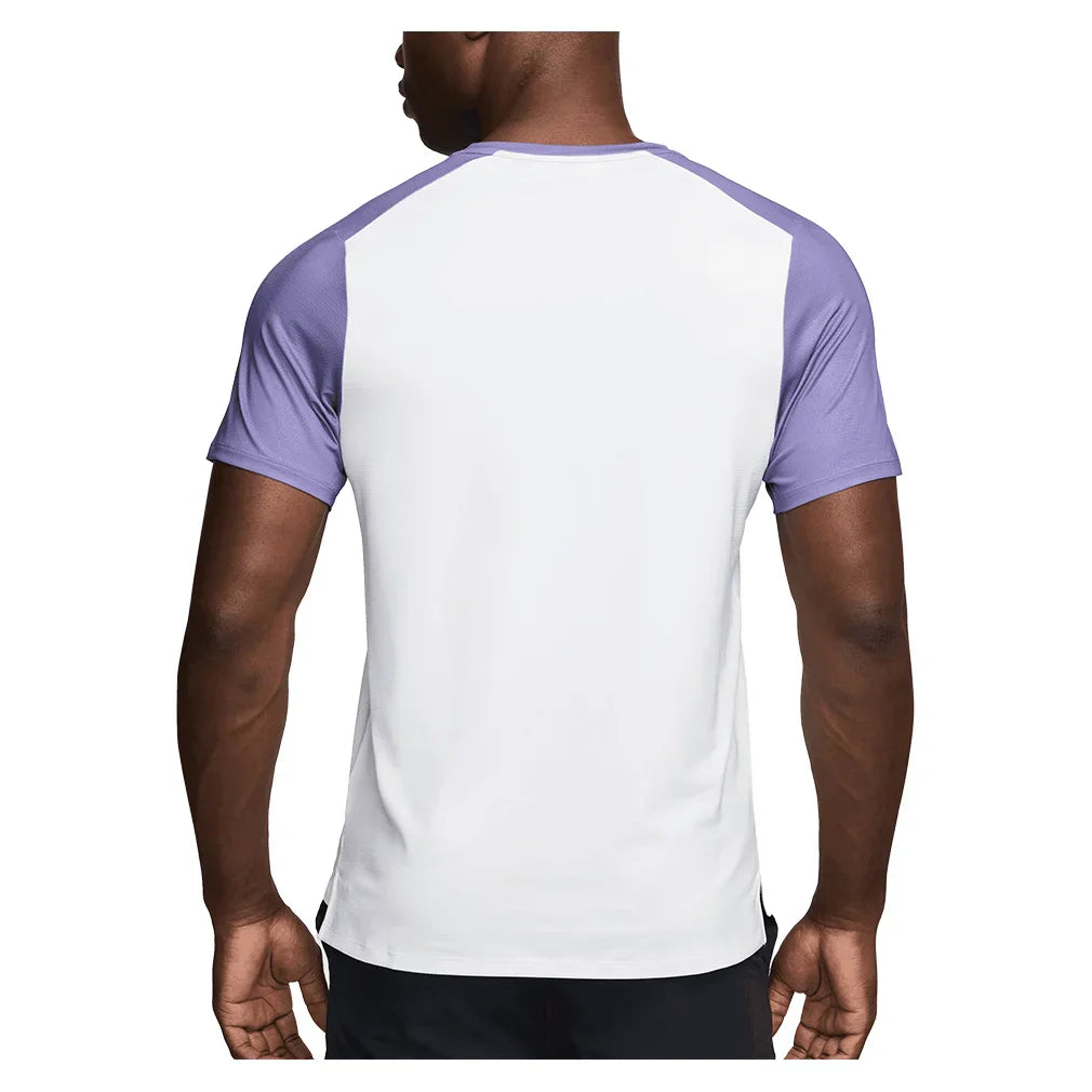 Men`s Court Dri-FIT Advantage Print Tennis Top NIKE