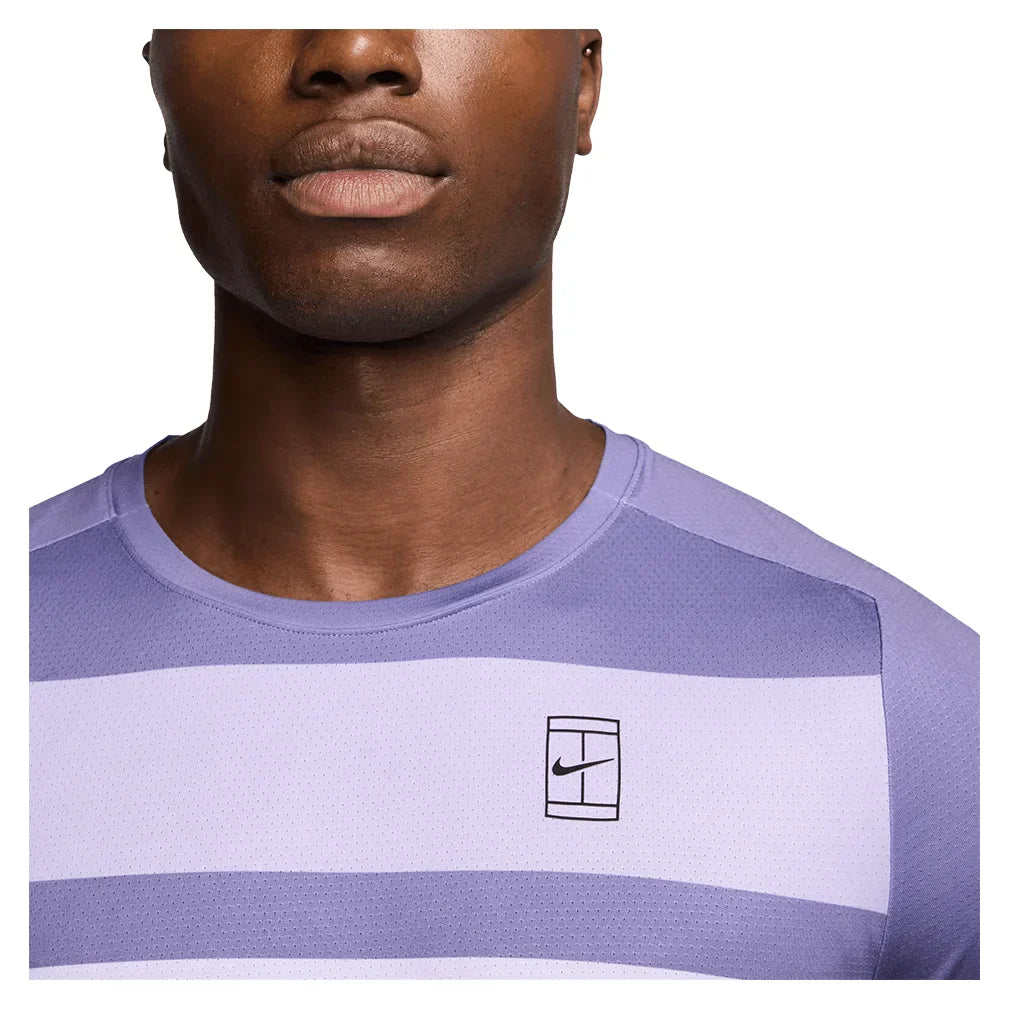 Men`s Court Dri-FIT Advantage Print Tennis Top NIKE