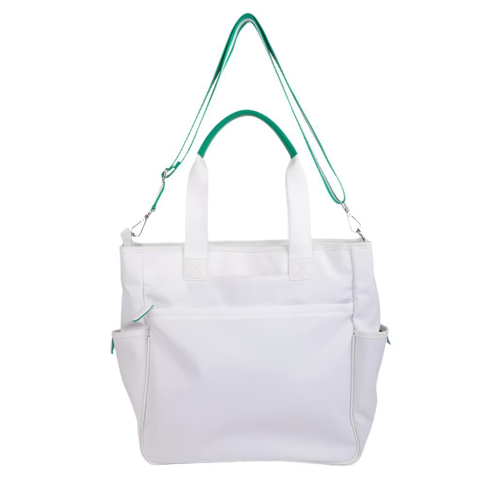 Belle Pickleball and Tennis Tote White TRELLE AND CO.