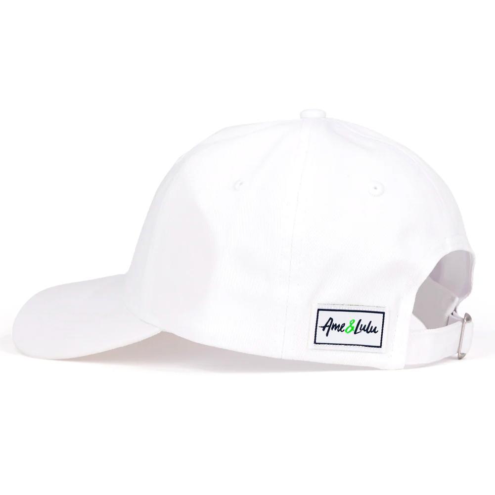Womens Love Stitched Hat White Womens Apparel AME AND LULU