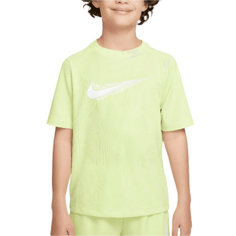 Boys' Dri-Fit Multi Short Sleeve Training Top NIKE XS Yellow